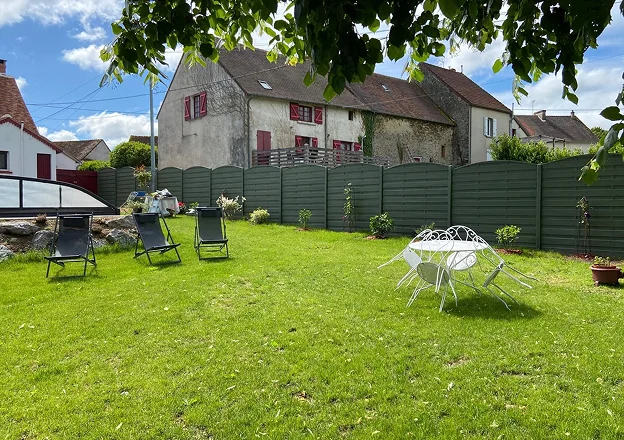 pose de cloture à Saint-Maur près de Châteauroux dans l'Indre 36