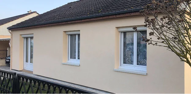 ravalement de façade à Saint-Maur près de Châteauroux dans l'Indre 36